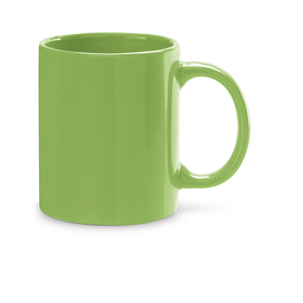 Mug coloré personnalisable en céramique 350 ml BARINE Vert Clair